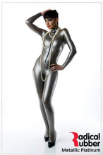 M110 Metallic Platinum Latex Sheeting 0.4 x 2 metres
