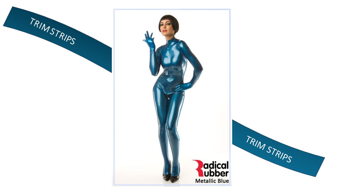 TM40 Metallic Blue Trim Strips pack