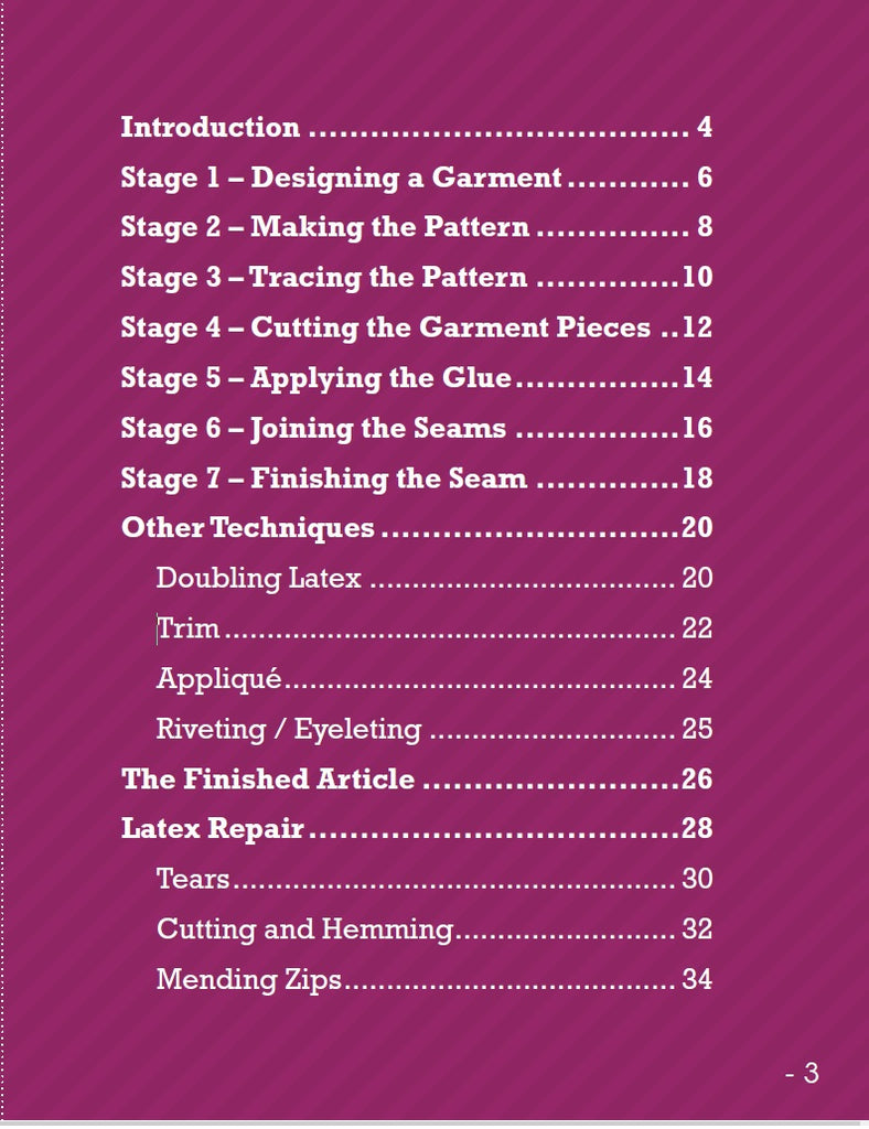Libidex Patterns.pdf How-To' booklet – Libidex Ltd T/A Radical Rubber